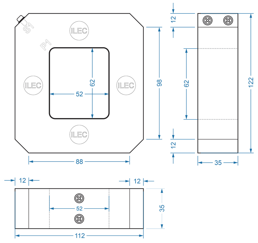 MCT-S56 drawing dimensions