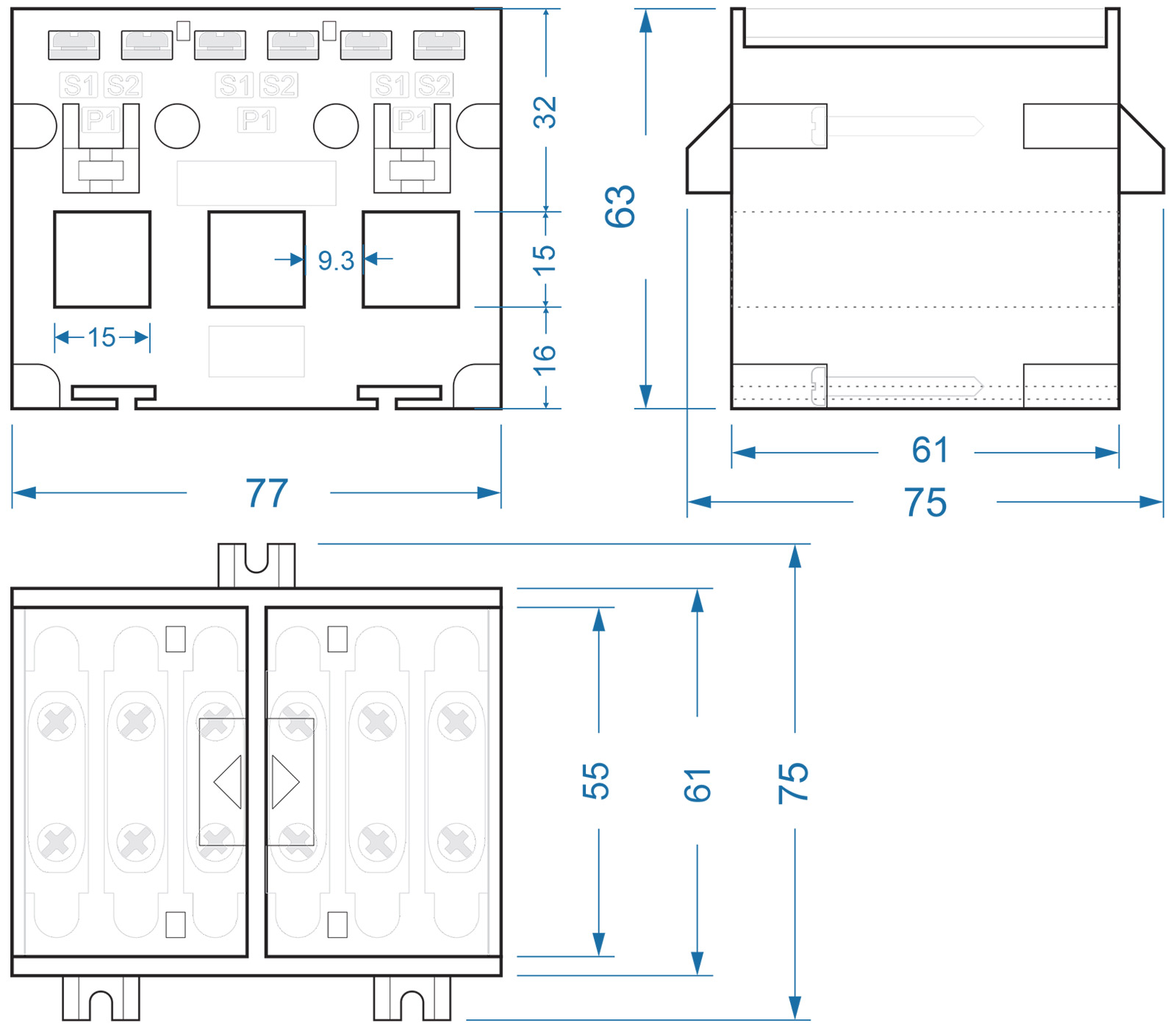 iLEC TPCT-103 Overal dimension