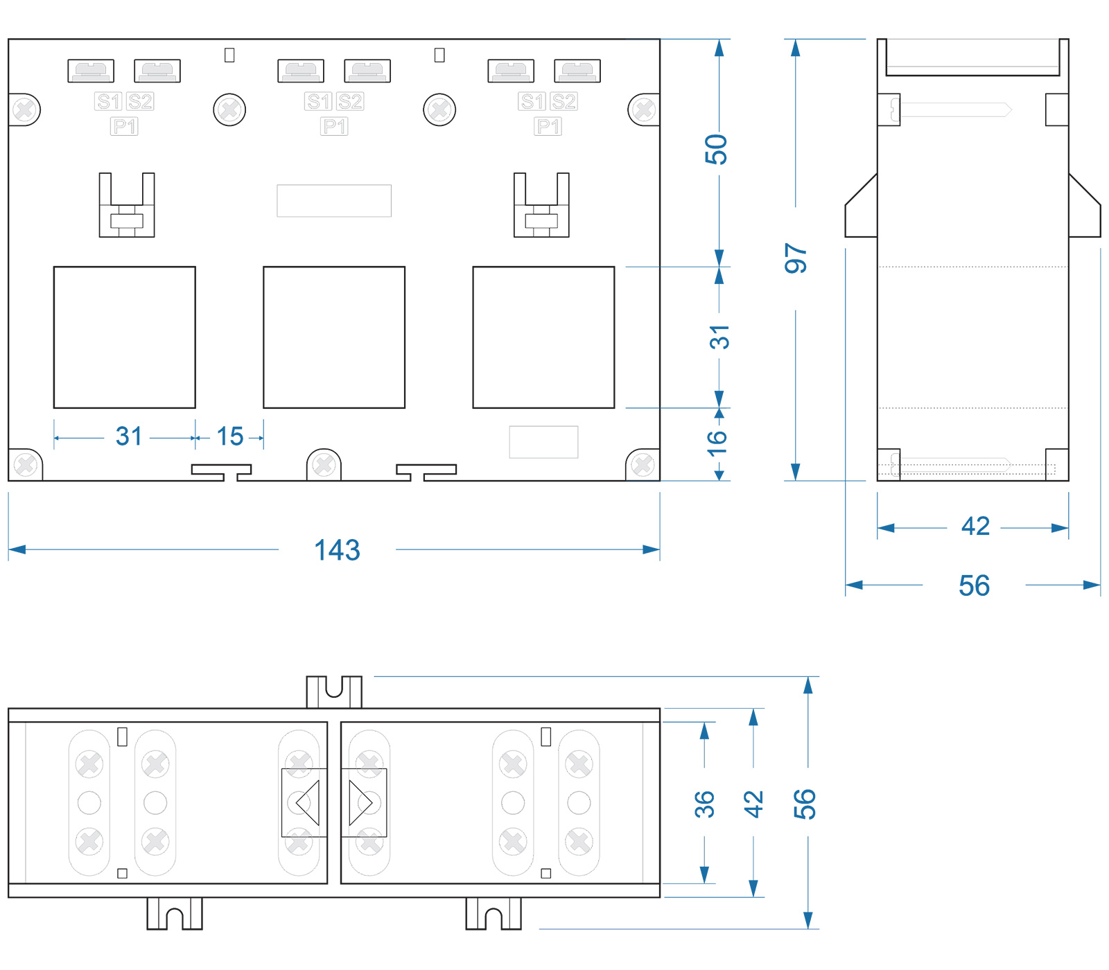 iLEC TPCT-203 Overal dimension