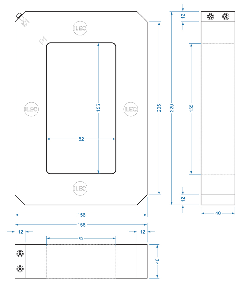 ZCT-s816 drawing dimensions