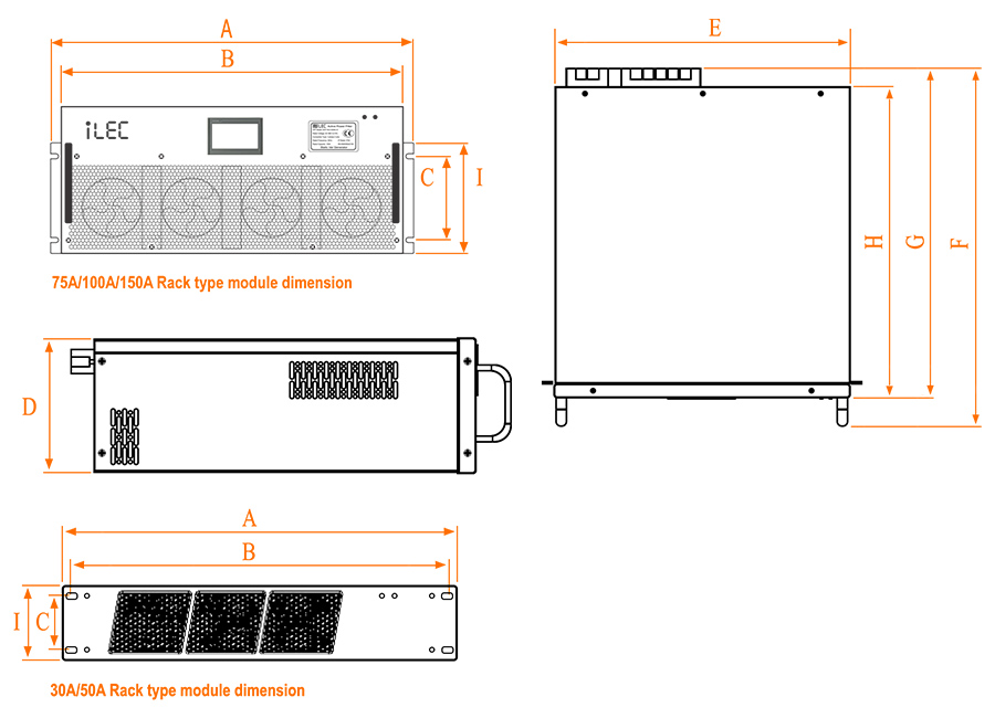 AHF rack type drawing